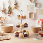 Patelai 8 Packs 3 Tier Acrylic Cake Stand with Round Holder 3 Tier Serving Tray Acrylic Crystal Cupcake Stand Holder for Home Wedding Birthday Baby Shower Tea Party Favors(Clear, Silver Crown) - Image 5