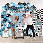 Cocomigo One Happy Dude Birthday Decorations, All-in-1 Party Set Serves 25 - Image 4