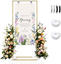 Gold Wedding Welcome Sign Stand Display Easel Stand by JOYOUSQ-FrameYourLoveStory