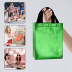 BLEWINDZ 100 Medium Reusable Gift Bags with Handles - Ideal Party Favors & Shopping Bags (10 Colors) - Image 2