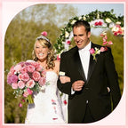 Geosar 16 Bundles Artificial Peonies Flowers,Pink Lavender - Image 6