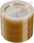 Goodluck 240Pcs 7" Round Gold Glitter Dessert Plates Set by GoodLuck