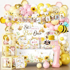 Cocomigo First Bee Day Decorations, Bee Themed 1st Birthday Party Supplies by cocomigoPartyHome