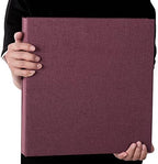 Super Large Photo Album Self Adhesive Scrapbook Album for 4×6 5×7 8×10 10×12 or Bigger Pictures DIY Magnetic Linen Cover Album 80Sheets/160Pages DIY Photo Album(Purple) - Image 5