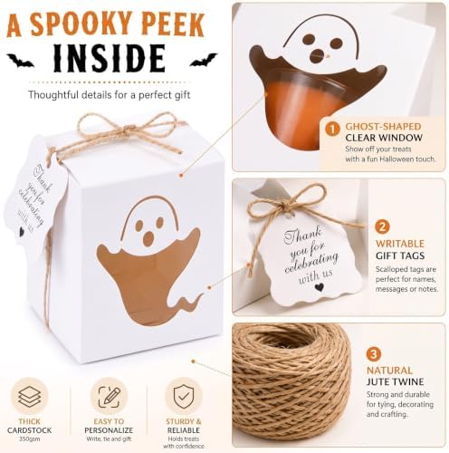 ReliThick 50 Set Halloween Candle Gift Boxes for 4-10 oz - Image 3