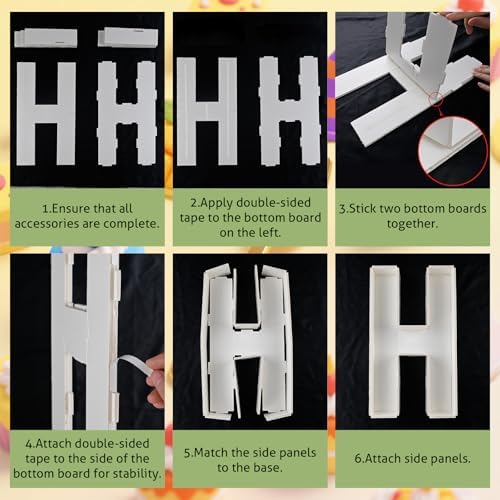 Home Cardboard Letters for Housewarming Party Decorations, 13.7 Inch Charcuterie Letters Fillable Paper Mache Letter Trays for House Warming Decoration Party, Charcuterie Letter Fillable for New Home - Image 5