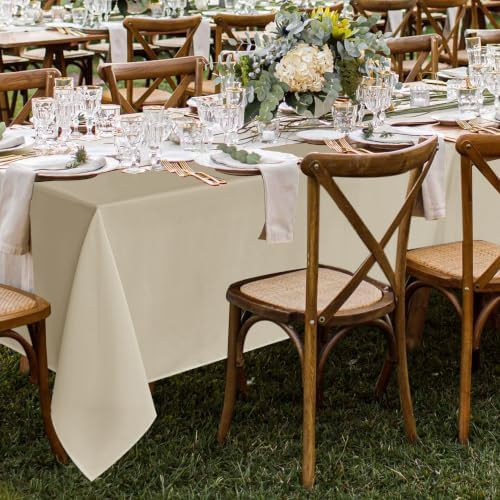 Fitable 8 Pack Nature Tablecloths 70x108 Inch for 6 Ft Rectangle Tables - Image 2