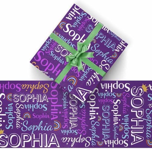 AOFUN Custom Wrapping Paper - Happy Anniversary, Birthday & - Personalized Picture Design - 5 Rolls, 58" x 23" Each - Image 2