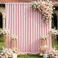 Dusty Rose Backdrop Curtains 10ftx8ft Wedding Polyester Photo Drapes by SoarDream