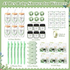 Reallnaive 43 Pcs Baby Shower Prizes for Player Winner,Sage Style,Green - Image 2