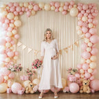 40x10FT Champagne Backdrop Curtains for Wedding Parties, Wrinkle Free Polyester Photography Backdrop Drapes for Wedding Baby Shower Birthday Parties Stage Background Stand Decorations 4x10ft,10 Panels - Image 4