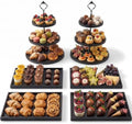 6pcs Wooden Dessert Table Display Set, 3 Tier Cupcake Stand Set with Serving Trays, Rustic Dessert Display Stand, Cake Stand Set for Wedding Dessert Table, Birthday, Baby Shower, Party Food Display, Home Decor by Unknown