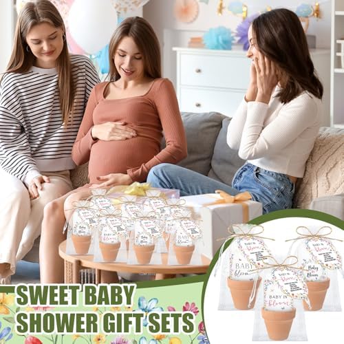 Reallnaive Baby Shower Party Favors Baby in Bloom Envelopes Seed Packets - Image 6