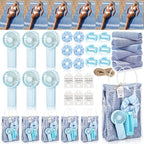 6 Set Baby Shower Game Prizes, Summer Beach Gift Set with Handheld Fans by Unknown
