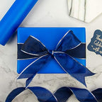 RUSPEPA Royal Blue Wrapping Paper Solid Color for Wedding, Birthday, Shower, Congrats, and Holiday - 30 inches x 100feet - Image 2