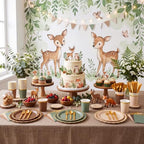 Kochorie 336PCS Woodland Disposable Dinnerware Set Serves 48 Guests - Image 6