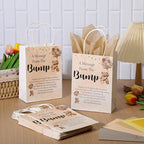Resurhang 50 Sets Gift Bag for Baby Shower Bear Balloon Goodie Bags with Handles and Tissue Paper Baby Shower Party Favor Handbag for Guests Gender Reveal Return Gift(Brown) - Image 5