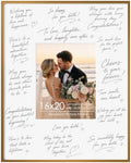 Signature Picture Frame 16x20, Aluminum Signable Frame with Glass, Bronze by FLYJOE