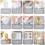 Noosuna Baby Hand and Foot Casting Kit with Shadow Box Frame(11x9 Inch) - Image 3