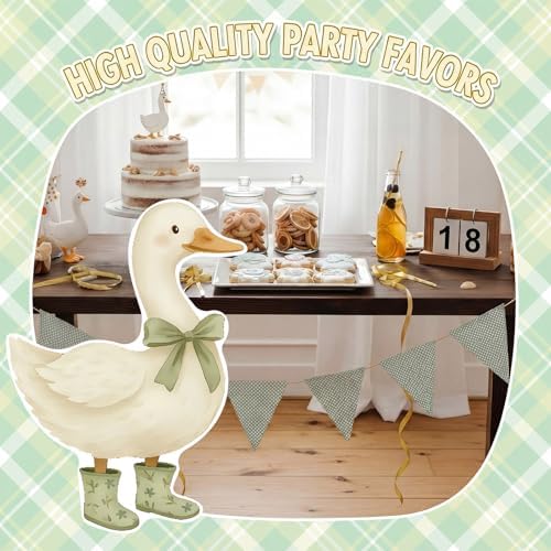 Croblissful One Silly Goose Party Decorations, Green, Goose - Image 4