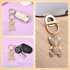24Pcs Diamond Small Bear Keychain Baby Shower Party Favors for Guests - Image 5
