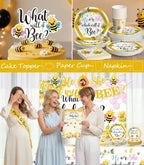 What Will Baby Bee Gender Reveal Decorations,Serves 25 Guests - Image 5