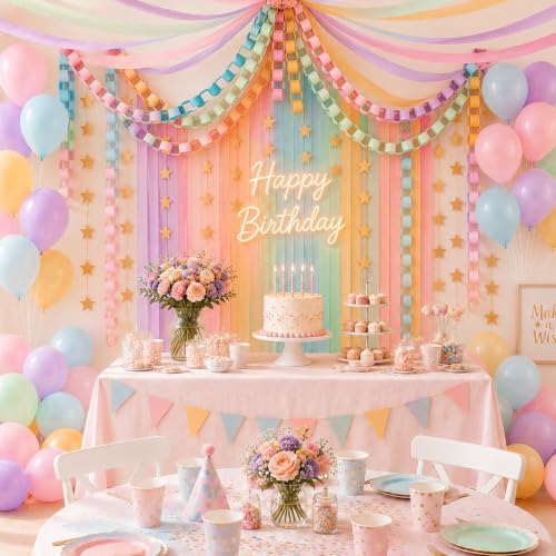300 Sheets Paper Chain Garland Kit for Party Decorations - Image 4