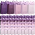 Kolldenn 50 Set Gradient Purple Gift Bags with Tissue Paper by Unknown