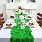16 Pack 23 x 120 Inch Green Table Runner 10Ft Cheesecloth - Image 3