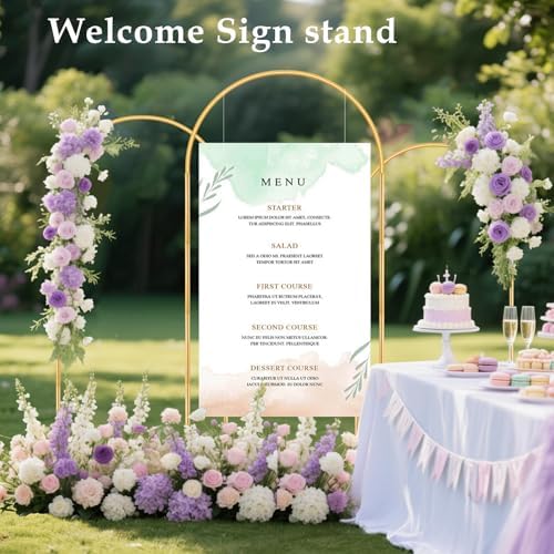 3 Pack Metal Arch Backdrop Stand(7.2 ft, 6.6 ft, 6 ft) Balloon Arbor Frame - Image 5