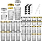 SPANLA Mason Jars Variety Pack, 24 Pack Canning Jars with Regular Lids - Image 3