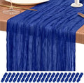 20 Pack Royal Blue Cheesecloth Table Runner Wedding Birthday Table Decor by Showgeous