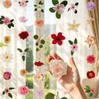 Livole 6Pcs 36Ft Wildflower Garland with Bow Hanging Flower Wall Backdrop - Image 3