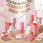 Nuogo 6 Sets New Parent Shower Prizes, Gradient Pink, Classic Style - Image 4