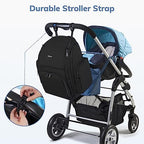 Mancro Backpack Diaper Bag, Travel Baby Changing Bag for Dad and Men - Image 6