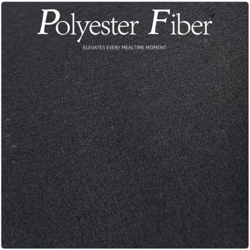 DRESSMAKER 10 Pack Round Tablecloth 90 Inch Black Cloth Fit 6FT Round Table - Image 4