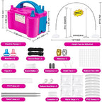 Balloon Arch Kit and Balloon Column Stand and Electric Balloon Pump - Image 2