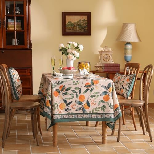 patdrea Designer French Printed Tablecloth,Rectangular,79"x55" - Image 3