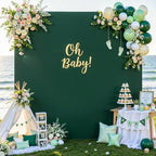 Besutolife Square Arch Backdrop Cover, 8×8 FT Spandex Arch Covers Stretchy Fitted Balloon Arch Stand Cover for Wedding, Birthday Party, Baby Shower, Photo Booth, Graduation Ceremony, Dark Green - Image 4