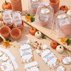 Reallnaive Little Pumpkin Baby Shower Party Decorations Set - Image 2