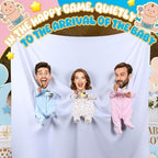 Hahafelt Feed Me Baby Baby Shower Game Gender Reveals Photo Prop,3 Group - Image 6
