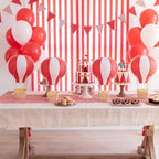 Meooeck 8 Sets Red Hot Air Balloon Table Centerpieces Decor - Image 6
