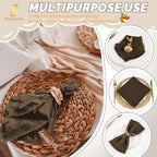Showgeous 60 Pack Brown Cloth Napkins with Fringe, 16x16 inch 100% Cotton - Image 6