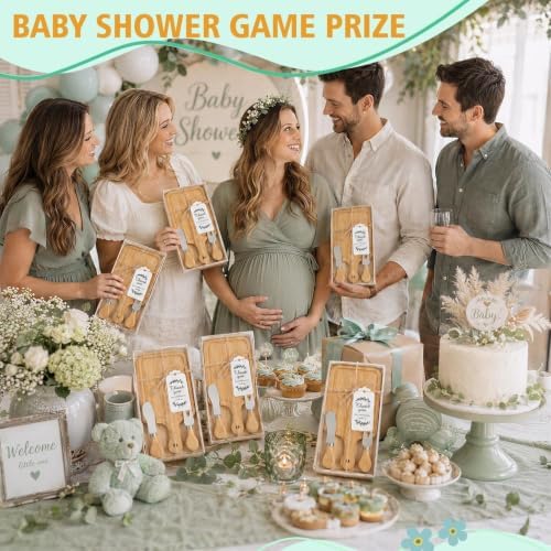 6 Sets Baby Shower Prizes for Game Winners Mini Charcuterie Boards Set - Image 5