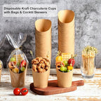 Disposable Charcuterie Cups 120 PCS with 200PCS Sticks and 120PCS Bags - Image 5