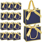 EQOREIIN 50 PCS Small Gift Bags with Handles, 5.5x 2.5x4.7 Inches Mini Bag by EQOREIIN