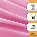 Obstal 2 Pack Table Clothes for 8 Foot Rectangle Tables, Pink - Image 5