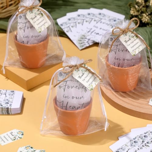 Ctosree 50 Sets Funeral Favors for Guests, Greenery Celebration of Life - Image 3
