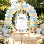 Acrylic Baby Shower Welcome Sign, 24" x 18 Inch, Baby in Bloom Wildflowers Welcome Sign for Garden Ceremony Lawn Party Outdoor & Indoor Use - Image 6