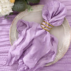 Cheesecloth Napkins Lilac Purple Cloth Napkins Bulk,Set of 50 by Jimtx